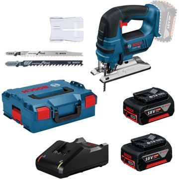 Bosch GST 18V-LI B, 2x4.0Ah, GAL 18V-40 L-Boxx (06015A6106)