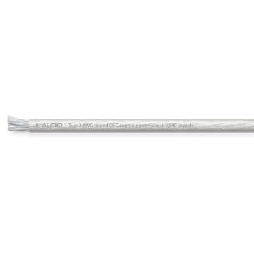JL Audio JLM-XD-CPW2-50 2 AWG Premium Power Cable - Clear