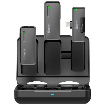 Ulanzi UW-MIC 2.4GHz Wireless Recording Microphone Lightning 2 in 1