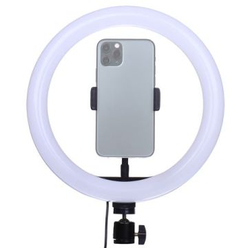 StudioKing LED Vlog Set SK-K190 with Ring Lamp and Microphone Holder