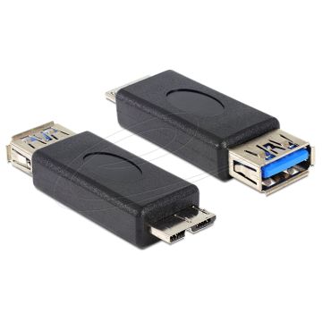 Delock Adapter USB 3.0-A Socket to micro USB 3.0-B Plug (65183)