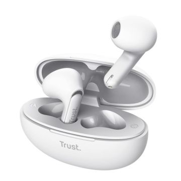Trust Yavi BT ENC Headset Earphones White (25173)