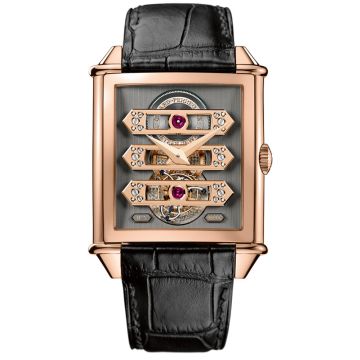 Girard-Perregaux Vintage 1945 Tourbillon Three Gold Bridges Men's Watch 99880-52-000-BA6A