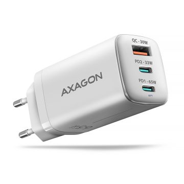 Axagon Mobile Charger USB 65W/GAN 3Port (ACU-DPQ65W)