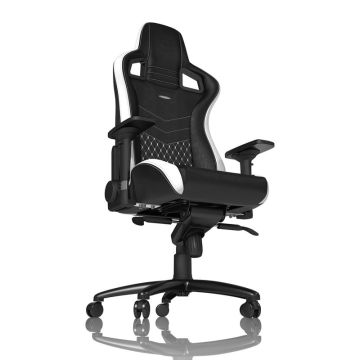 noblechairs EPIC Real Leather Gaming Chair - black/white/red (NBL-RL-EPC-001)