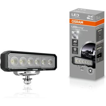 OSRAM LEDriving Lightbar WL VX150-WD, LEDWL109-WD, Off Road, 1500 Lumen, Beam up to 45 m, 12 V/24 V, Folding Box (1 Lamp), Bianco
