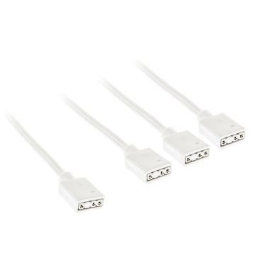 Kolink ARGB 1-3 splitter cable - 30cm, White (PGW-AC-KOL-156)