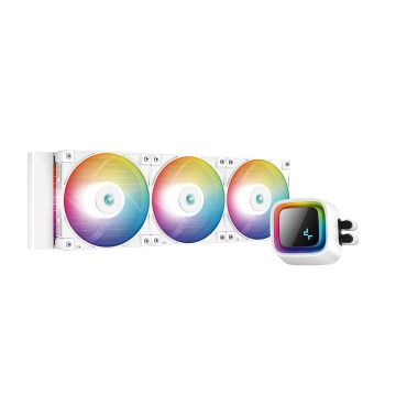 DeepCool LS720 A-RGB CPU Liquid Cooler, White (R-LS720-WHAMNT-G-1)