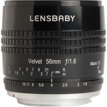 Lensbaby Velvet 56 for Canon EF LBV56BC