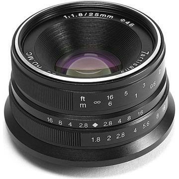 7Artisans 25mm F/1.8 Fuji FX Black