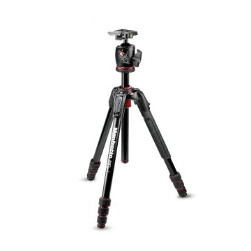 Manfrotto 190go! MS Aluminium Tripod kit 4-Section with XPRO Ball Head (MK190GOA4-BHX)