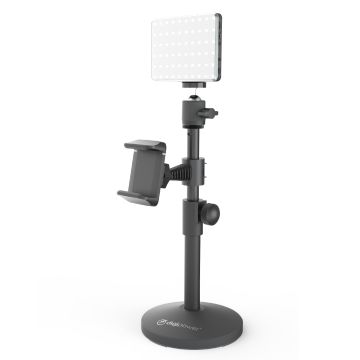 Digipower The Achiever Video Call Pro kit with 60 LED Light, Stand & Smartphone Holder (DP-WSH-PH300)