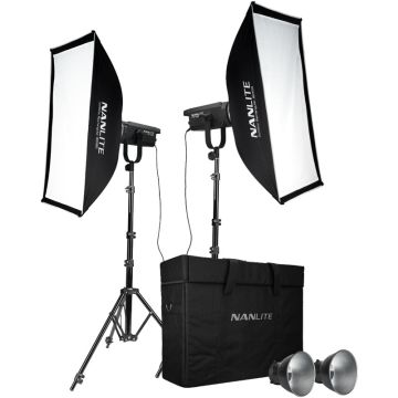Nanlite FS-150 LED 2 Light Kit With Stand