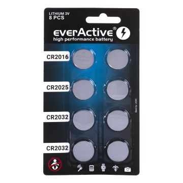 EverActive 4 x CR2032, 2 x CR2025, 2 x CR2016