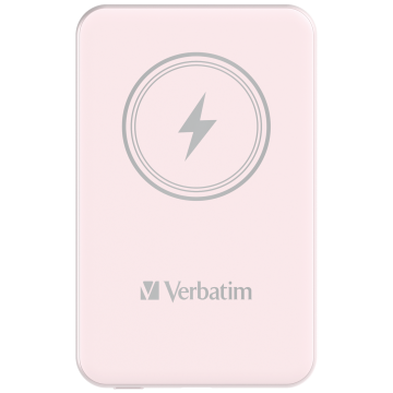 Verbatim Charge n Go Magnetic Power Bank 5000 mAh pink