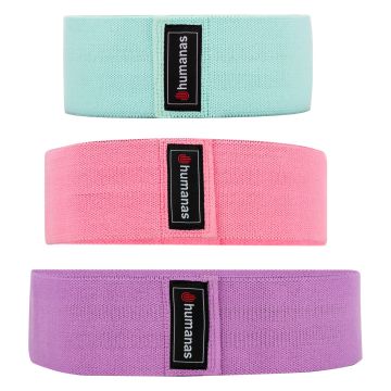 Humanas RB3 Resistance Bands - 3 pcs Pretestības gumiju komplekts