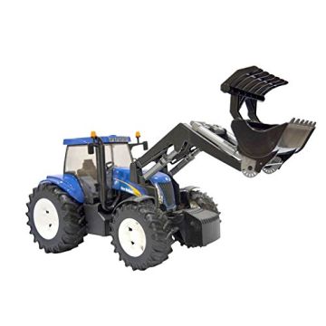 Bruder New Holland T8040 with Frontloader (03021)