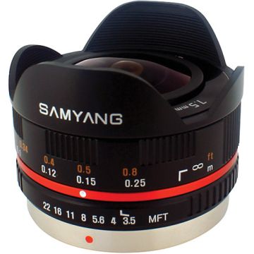 Samyang 7.5mm f/3.5 UMC Fish-eye Black Micro 4/3