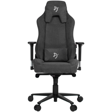 Arozzi Vernazza Gaming Chair, Upholstered Fabric - Dark Grey (VERNAZZA-SFB-DG)
