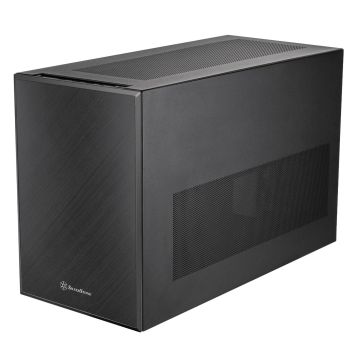 SilverStone SST-SG17B Micro-ATX / Mini ITX case - black (SST-SG17B)