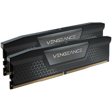 Corsair Vengeance, DDR5-6400, XMP 3.0, CL32 - 64 GB Dual-Kit, Black (CMK64GX5M2B6400C32)
