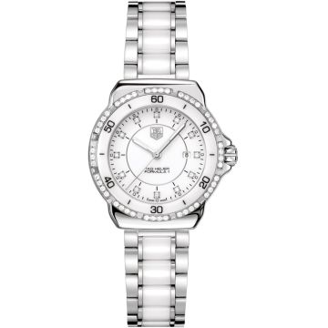 Tag Heuer Formula 1 Steel and Ceramic Diamond Dial 32mm Ladies Watch WAH1313.BA0868
