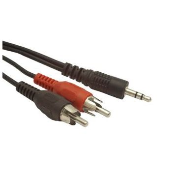 Gembird Audio Cable Jack 3.5mm M / 2x RCA (CINCH) M 5m (CCA-458-5M)