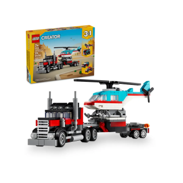 LEGO Creator 3-in1 Flatbed Truck with Helicopter (31146)