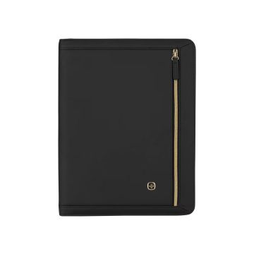 Wenger Amelie Writing Folder with Zipper and Tablet Compartment for Women black (611712)