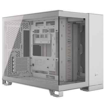 Corsair 250D Micro-ATX Case, Tempered Glass - white (CC-9011266-WW)