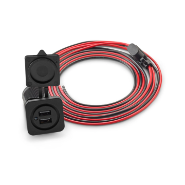 JL Audio JLM-XMD-USBCHG/2X-PNL JL Audio Dual USB Charging Port For Panel-Mounting