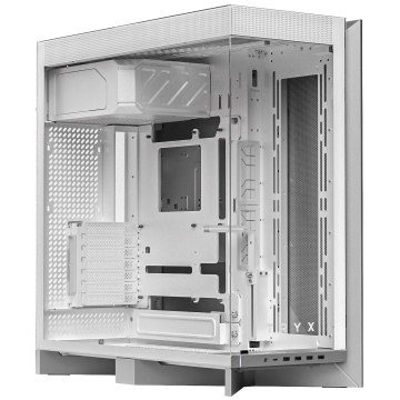 TRYX LUCA L70 PC Case, Mid-Tower, E-ATX, Tempered Glass - White (C-L700N-NN0H-G0W)