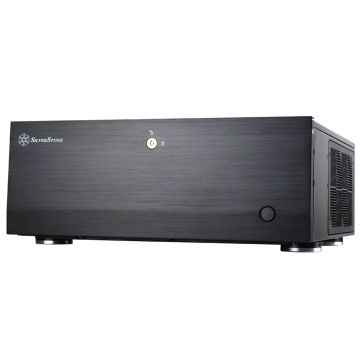 SilverStone SST-GD07B-C - Grandia Airflow Desktop, USB-C - black (SST-GD07B-C)