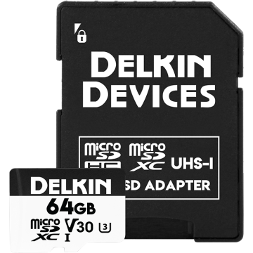 Delkin microSDXC Trail Cam Hyperspeed R100/W75 (V30) 64GB DDMSDAHS64GB