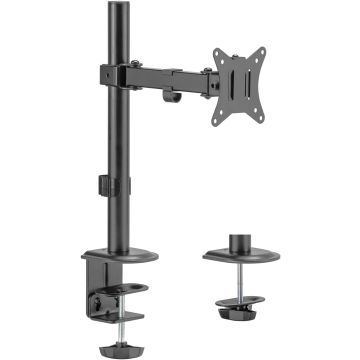 Maclean MC-572N Monitor Mount 17-32 Inch Desk Mount, Height Adjustable, Swivel, Tilt, VESA 75 x 75 100 x 100, Monitor Arm
