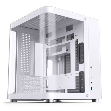 Jonsbo TK-1 2.0 Micro-ATX case, Tempered Glass - white (TK-1 WHITE)