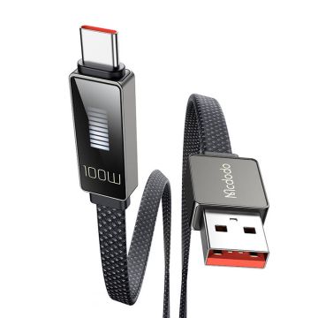 Mcdodo CA-4980 Cable USB to USB-C with display 1.2m Black