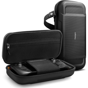 Spigen Rugged Armor Pro Case Compatible with Steam Deck - Black