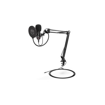 Endorfy Solum Black Condenser Microphone + Stand / USB