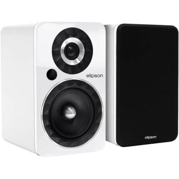 Elipson Prestige Facet 6B BT Wireless Bookshelf White (Pair)