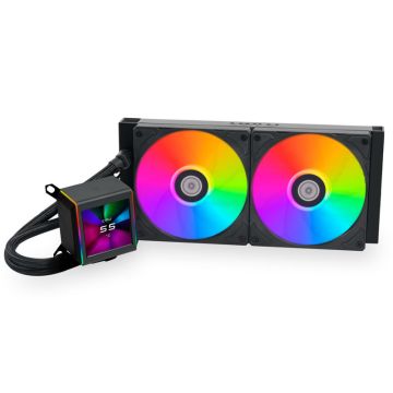 Lian Li GALAHAD II LCD 280 AIO, ARGB - black (GA2ALCD28B)