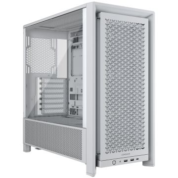Corsair Frame 4000D RS PC case, Mid Tower, E-ATX, Tempered Glass - White (CC-9011313-WW)