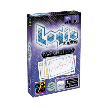 Brain Games Logic Cards: Matchsticks, a mind puzzle (LV/RU/LT/EE/EN)