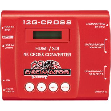 Decimator 12G-CROSS HDMI / SDI 4K Cross Converter
