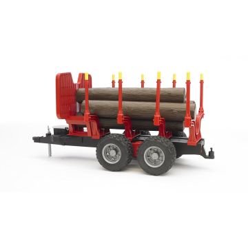 Bruder Forestry Trailer with 4 Trunks (02251)