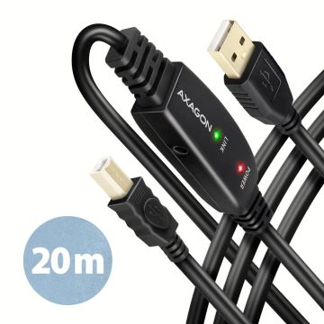 Axagon USB 2.0 A-M B-M Active Cable 20m (ADR-220B)