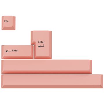 GMK Additional Kit, ABS keycaps, double-shot, extension set for ISO & ANSI – pastel pink (FPTK5052)