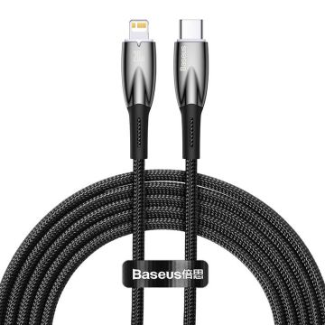 Baseus Glimmer Series USB-C cable for Lightning 20W 2m Black (CADH000101)