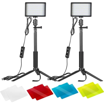 Neewer ZC-10S 2 Pieces USB Table Top LED Light Kit