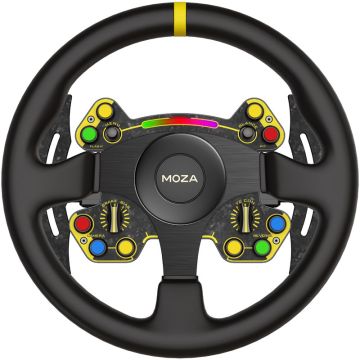 Moza Racing MOZA RS Lenkrad, Rund - Leder (33 cm) (RS021)